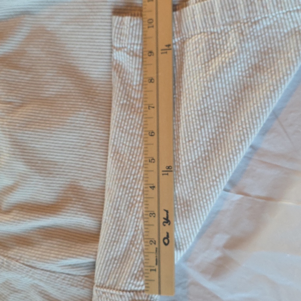 Izod Men's Lot of Two 10"‎ Seersucker Shorts Blue Tan Preppy Size 40 - Picture 13 of 15